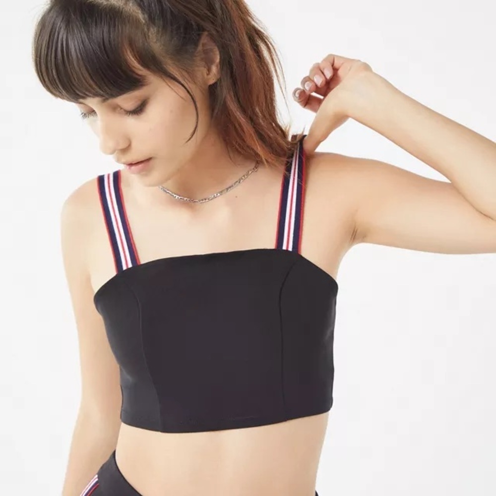 Urban Outfitters Black Cropped Tank